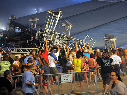 Sugarland Stage Collapse in Indianapolis Kills Five; Sara Bareilles Tweets
