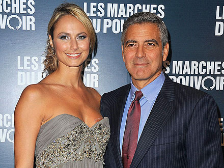 Ides of March: George Clooney & Stacy Keibler's Dinner Date