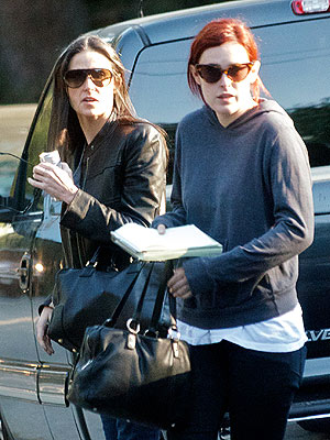 Demi Moore Steps Out with Rumer Willis