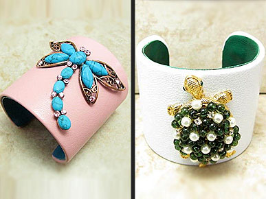 Etsy Fave! Bejeweled Cuffs Put Glamour on Your Wrist