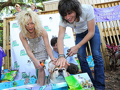 Country Stars The Band Perry Go to the Dog Wash