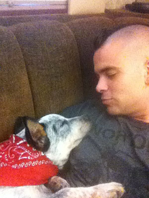 Mark Salling Gets New Dog, Noah