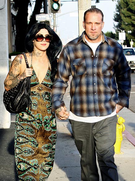 Jesse James & Kat Von D Feast on Rigatoni in California