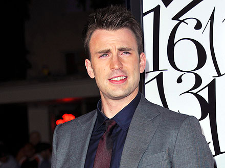 Chris Evans Plays at Playboy's Super Bowl Party