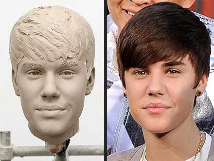 Wax On! Justin Bieber Gets an Early Look at His Madame Tussauds Figure