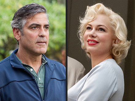Oscar Nominations: George Clooney, Michelle Williams, Meryl Streep , The Artist
