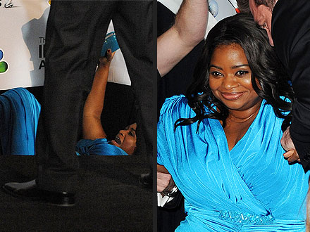 NAACP Image Awards: Octavia Spencer Takes a Fall