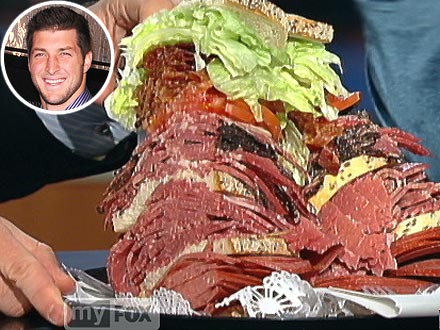Tim Tebow Gets His Own N.Y.C. Deli Sandwich