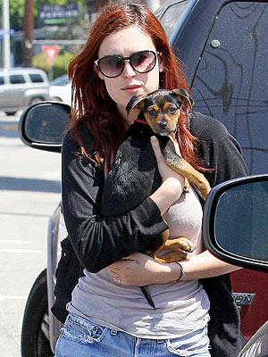 Rumer Willis Adopts Dog