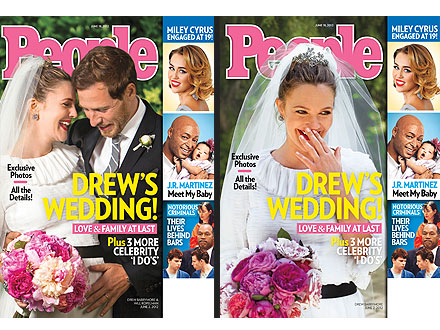 Drew Barrymore's Wedding Is on the Cover of PEOPLE – Two Ways