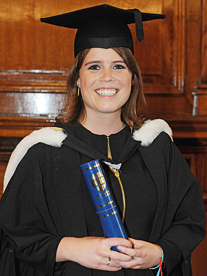 Princess Eugenie Poses in a Graduation Cap and Gown