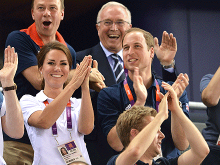 Prince William & Kate Do the Wave at the Olympics | Kate Middleton, Prince William