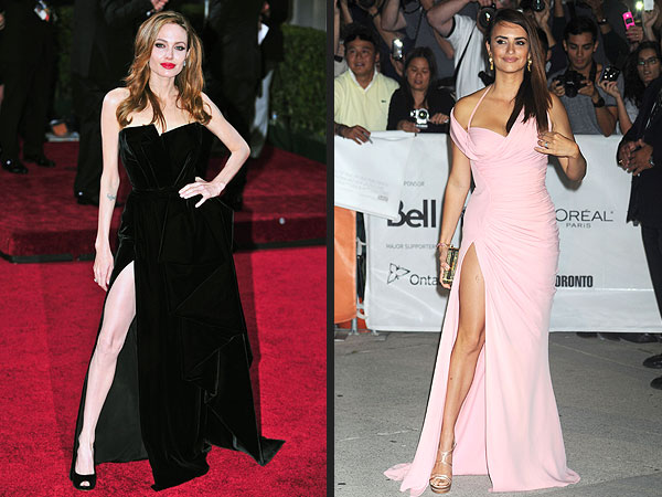 Penelope Cruz Shows Lots of Leg in Toronto Like Angelina Jolie