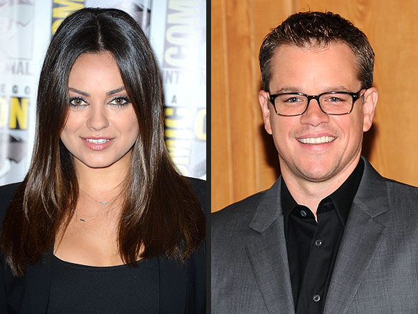 Mila Kunis & Matt Damon Get Political in New Projects
