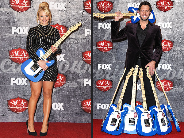 Miranda Lambert & Luke Bryan Win at American Country Awards