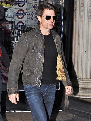 Tom Cruise Out in London with Son Connor Cruise: Pictures