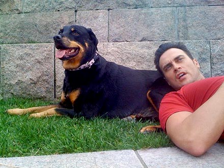 Cheyenne Jackson's Dog Dies