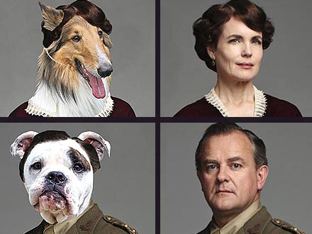 Downton Abbey Characters as Dogs