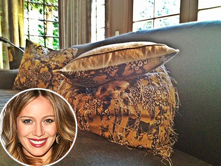 Hilary Duff Plays Hide-and-Seek with Her Dog