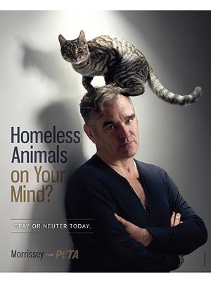 Morrissey Stars in New PETA Ad