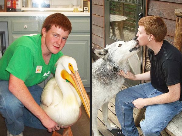 16-Year-Old Boy Takes Pictures with Every Animal