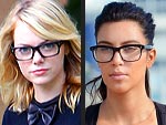Trend Alert: Stars in Specs | Kim Kardashian