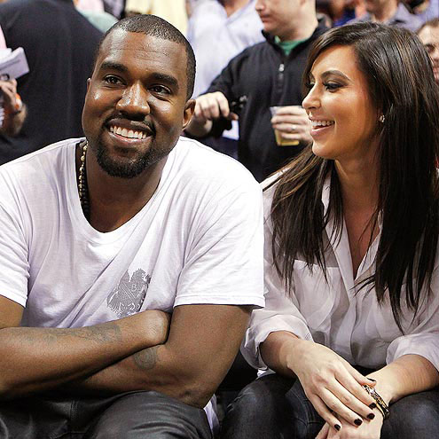 Kim and Kanye's Matchy-Matchy Couple Style