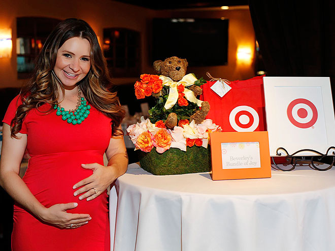 Beverley Mitchell's Chic & Cheery Baby Shower