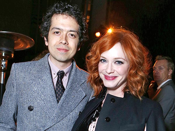 Christina Hendricks & Geoffrey Arend's Date Night with Michael Cera