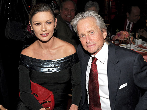 Michael Douglas Supports Catherine Zeta-Jones in Return to Treatment