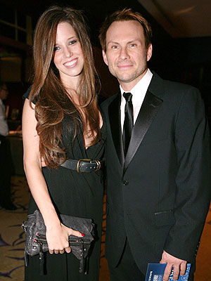 Christian Slater couple