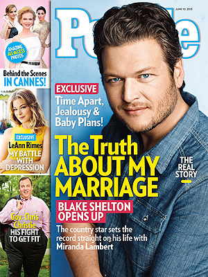 Blake Shelton Married to Miranda Lambert, Talks Relationship Rumors