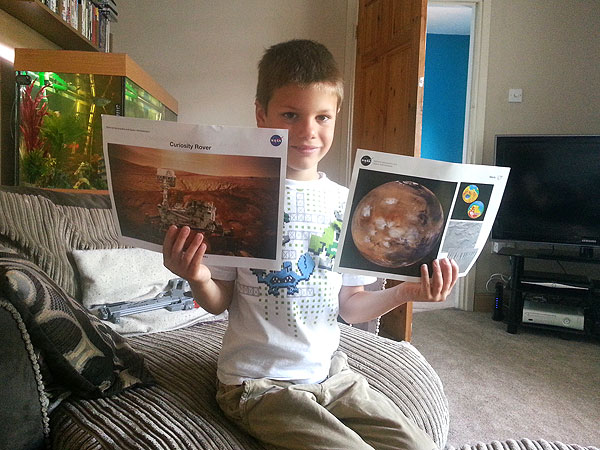 Dexter Walters, 7, Writes NASA About Mars Trip – and NASA Writes Back