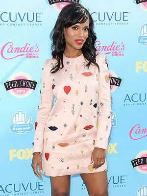 Kerry Washington Duets With Jordin Sparks Backstage at the Teen Choice Awards