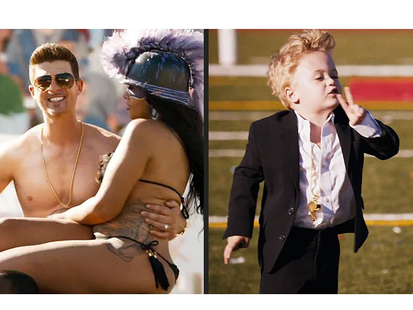 Robin Thicke's New Video: Lots of Twerking but a More Innocent Dance Partner