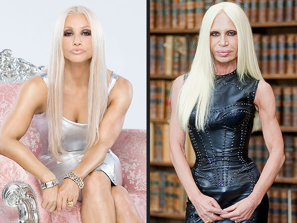 Gina Gershon Channels Donatella Versace