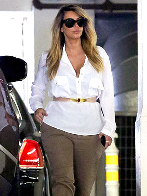 Kim Kardashian Reveals Her New Mom Style in Beverly Hills