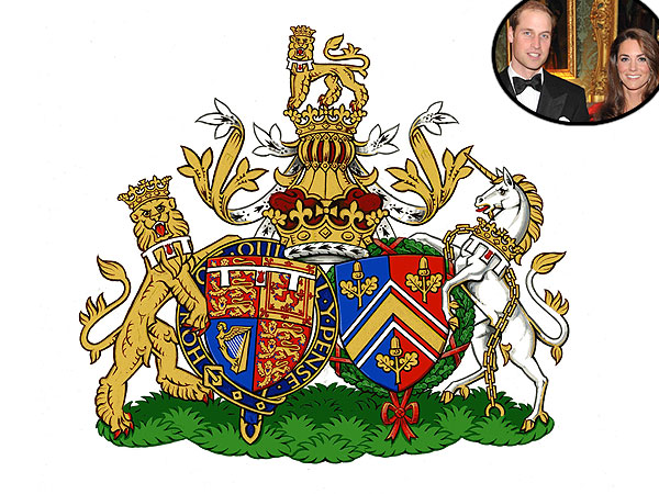 Prince William and Kate's Conjugal Coat of Arms Revealed