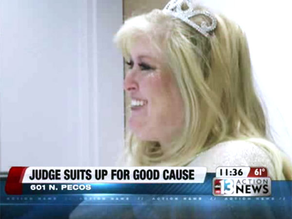 Judge Turns Into a Fairy Godmother at Halloween Adoption Ceremony