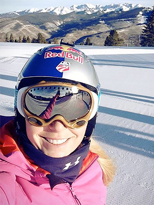 Lindsey Vonn Returns to the Ski Slopes After Injury