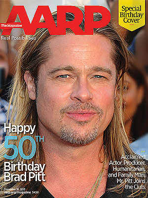 AARP Celebrates Brad Pitt's 50th Birthday