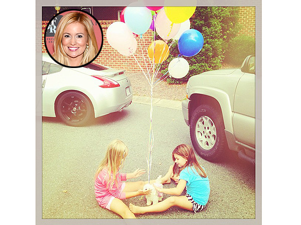 Emily Maynard Surprises Daughter Ricki with Puppy, Photo