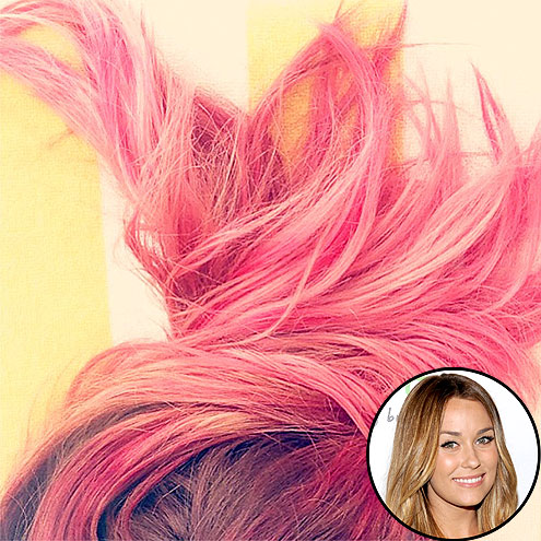 Stars with Easter Egg-Inspired Hair