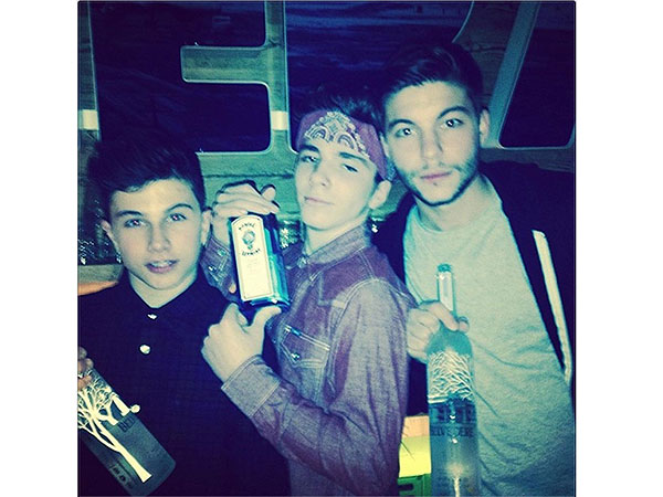 Madonna Posts Controversial Photo of Son Rocco Holding Bottle of Gin
