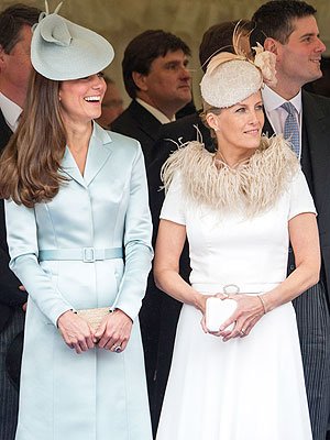 Kate Smiles for Prince William During Royal Procession