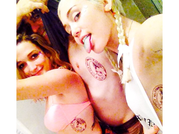 Miley Cyrus Tattoo in Honor of Floyd