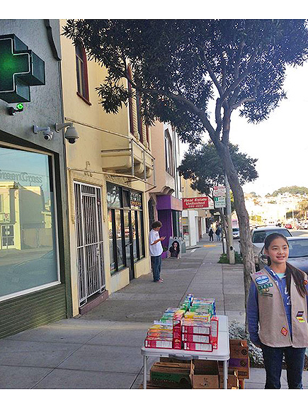 Girl Scout Sells Cookies Outside Medical Marijuana Dispensary