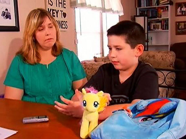 Grayson Bruce Prohibited from Bringing 'My Little Pony' Backpack to School