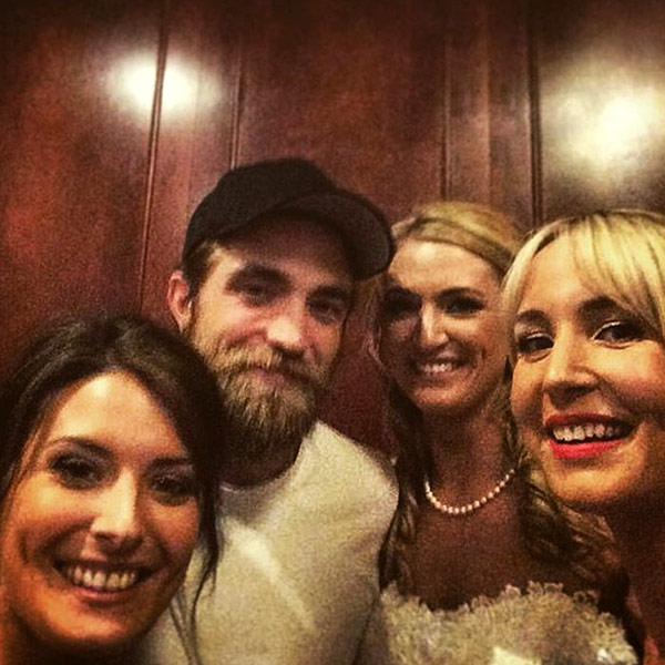 Robert Pattinson Crashes Wedding, Takes Photo with Bride