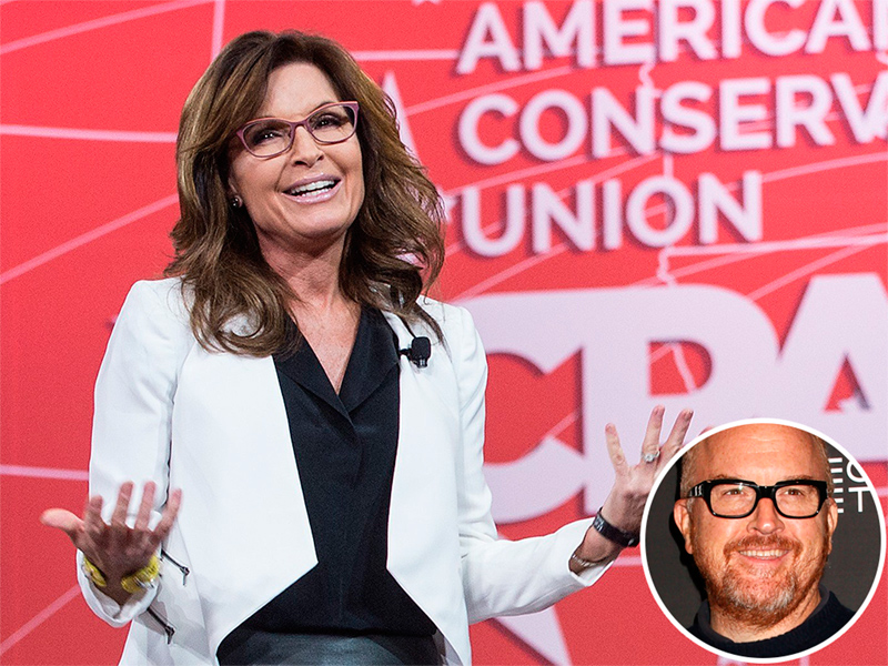 Sarah Palin Invites Louis C.K. to 'Come Slay Salmon' With Her in Alaska
